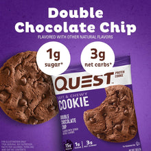 Quest Double Chocolate Chip Protein Cookie – High Protein, Low Carb | 12 Count