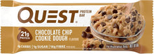 Quest Chocolate Chip Cookie Dough Protein Bar – High Protein, Low Carb | 12 Count