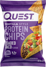Quest Loaded Taco Protein Chips – High Protein, Low Carb | 8-Pack