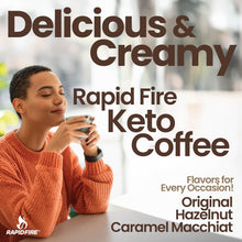 Rapid Fire Keto Coffee Mix – Instant, Fair Trade & Metabolism Support | 7.93 oz, 15 servings