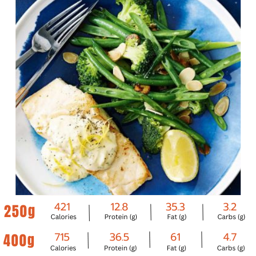 Keto Dill and Garlic Responsibly Fished Barramundi.