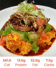 Mouth Tentalizing Korean BBQ Beef with Siracha Cauliflower and Konjac Noodles
