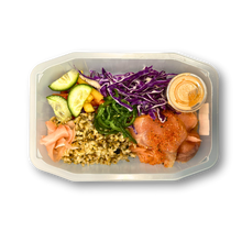 Furikake Smoked Salmon with Brown Rice and Poke Bowl (Organic)