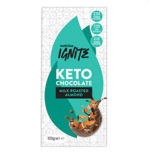 Melrose Ignite Keto Chocoloate - MILK ROASTED ALMOND 100g