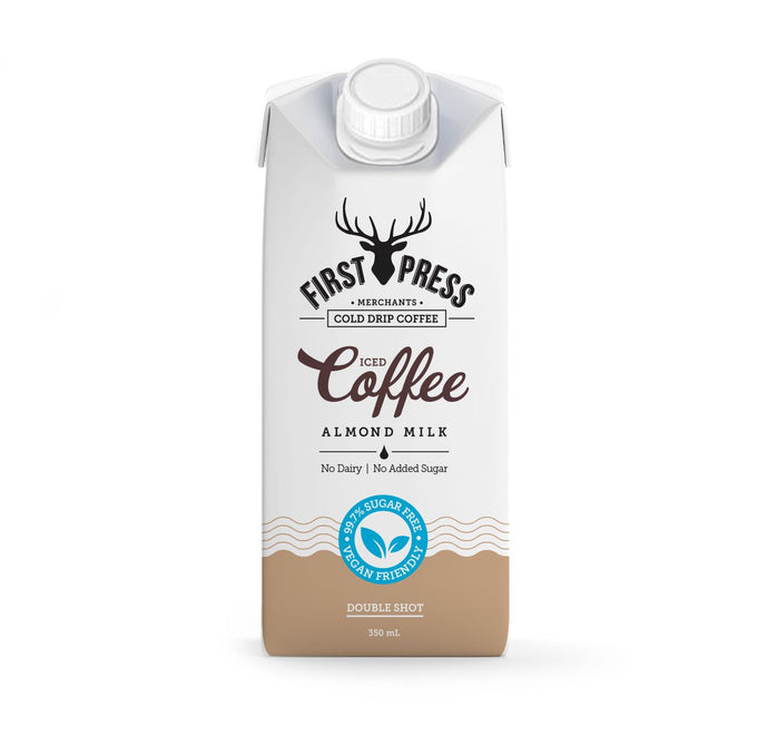 First Press Iced Coffee Almond Milk - No Added Sugar - 350ml