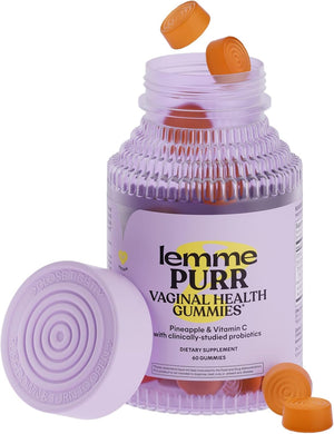 Lemme Purr Vaginal Health Probiotic Gummies – pH & Freshness Support | 60 Count