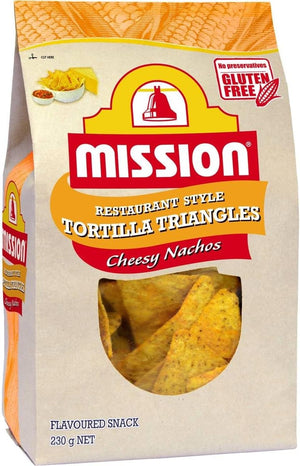 Mission Foods Mission Foods Cheesy Nacho Chips 230 g