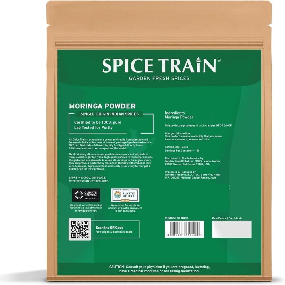 Moringa Powder – Nutrient-Rich Superfood for Smoothies & Tea | 397g