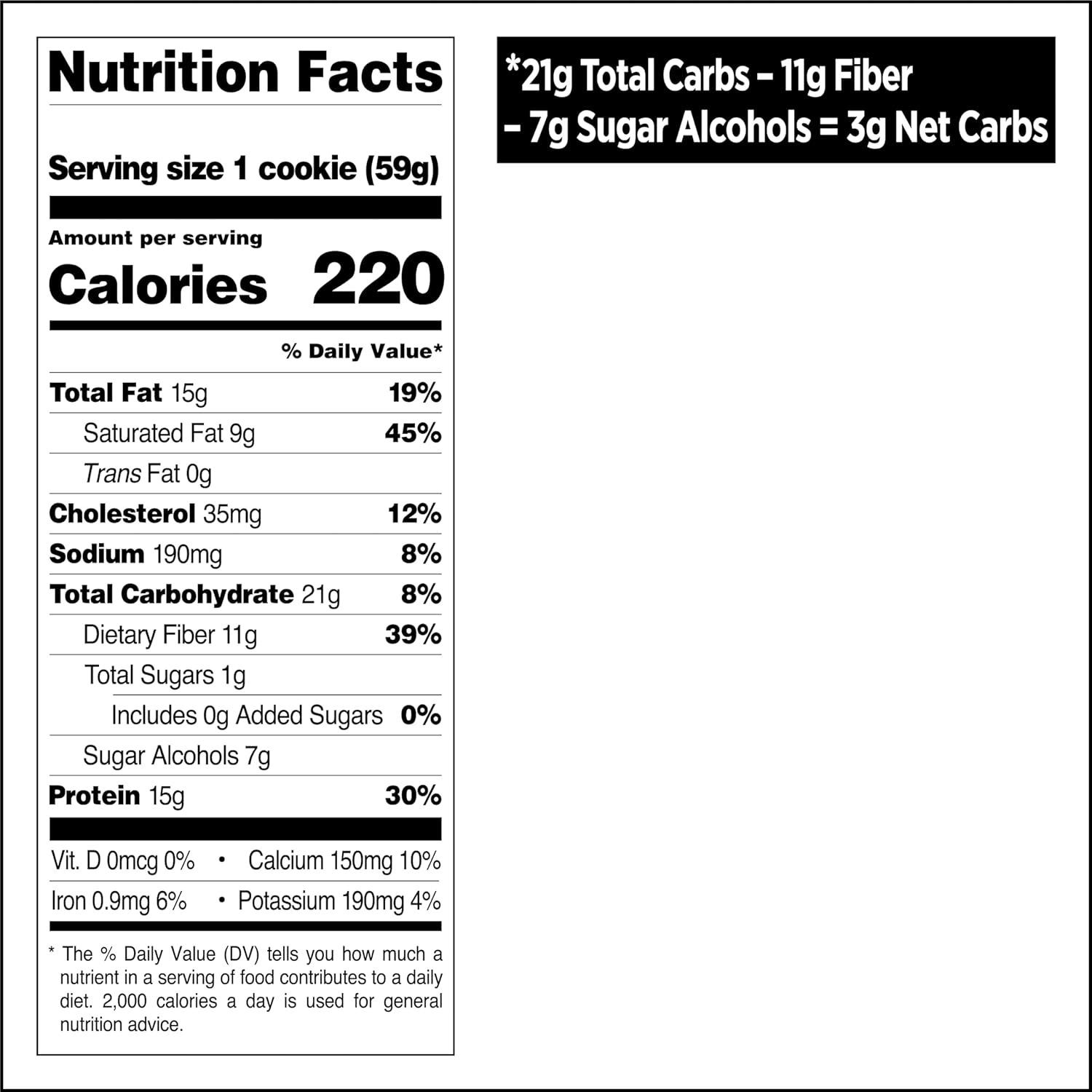 Quest Double Chocolate Chip Protein Cookie – High Protein, Low Carb | 12 Count