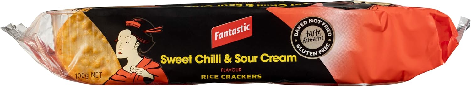 Fantastic Rice Crackers – Sweet Chilli & Sour Cream | 100g