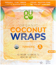 Nuco Organic Raw Coconut Wraps