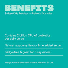 Swisse Kids Probiotic & Prebiotic Gummies – Gut Health Support | 45 Pack