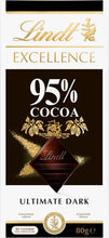 Lindt Excellence 95% Dark Chocolate – Intense & Rich | 80g