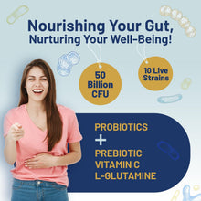 Bio Cultures Complex Probiotics – 50 Billion CFU, Prebiotics & Vitamin C | 60 Capsules