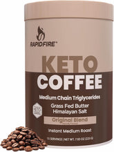 Rapid Fire Keto Coffee Mix – Instant, Fair Trade & Metabolism Support | 7.93 oz