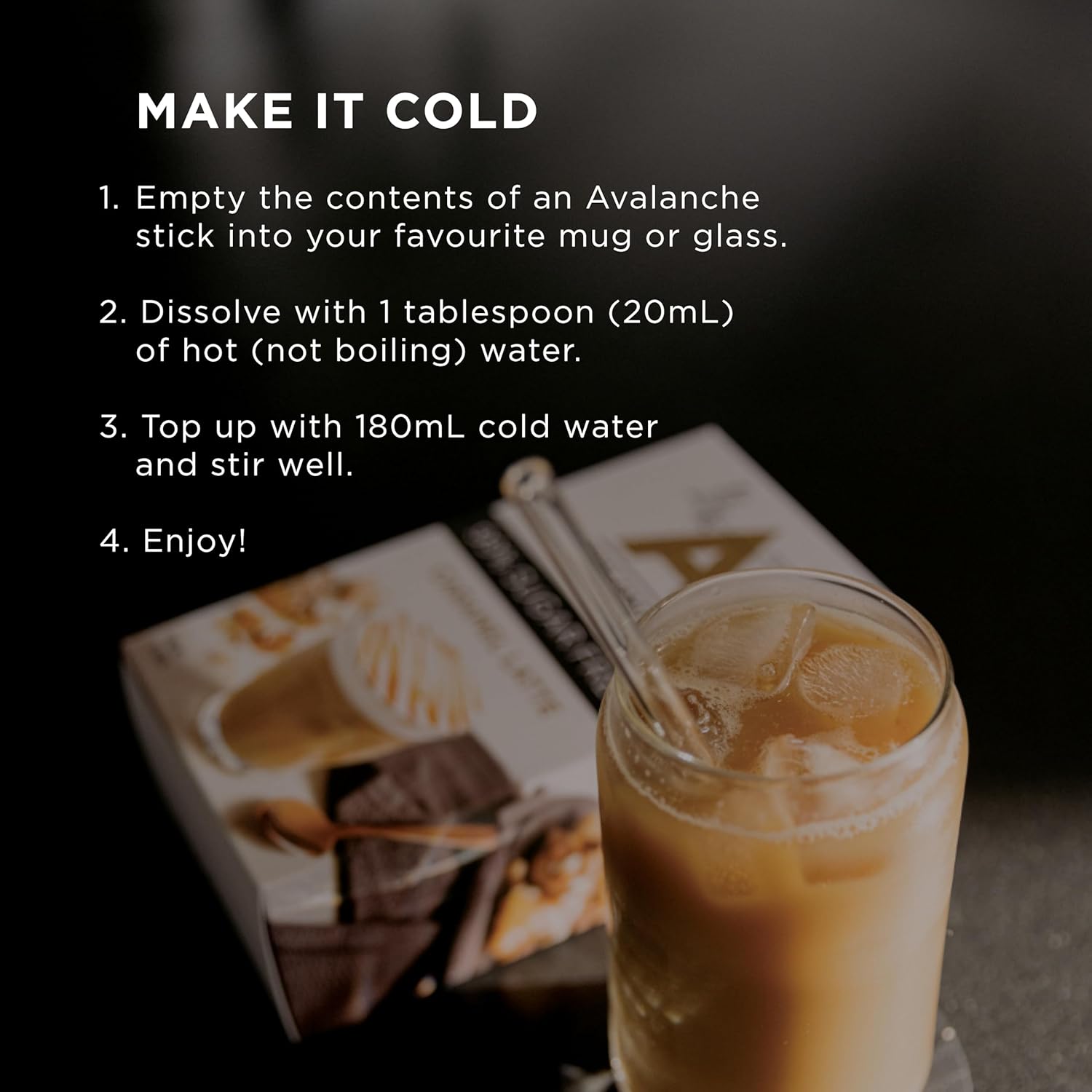 Avalanche Caramel Latte 10 Coffee Sticks