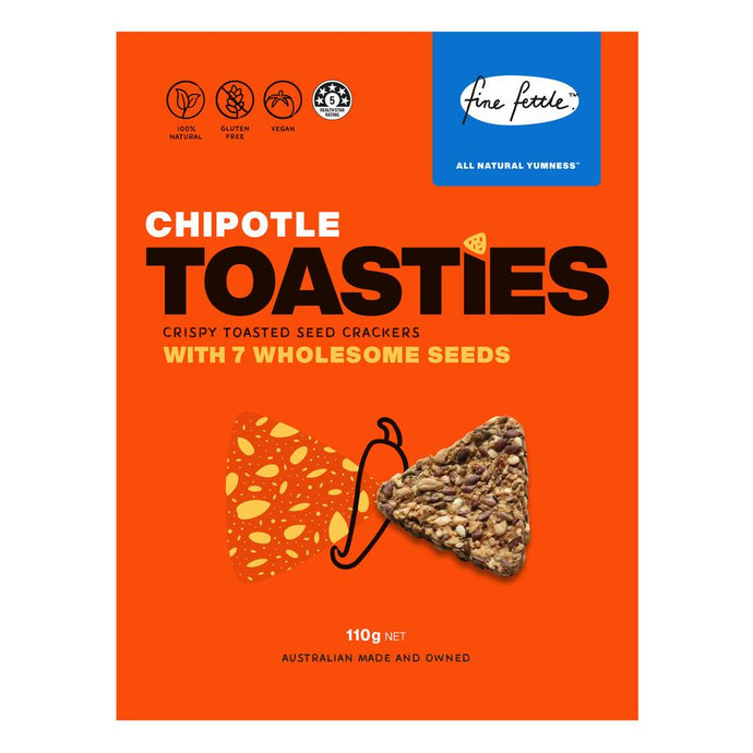 Fine Fettle Toasties (Chipotle) - 110g