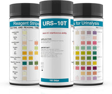 Urinalysis Test Strips – 10 Parameter Home Urine Test Kit | 100 Strips