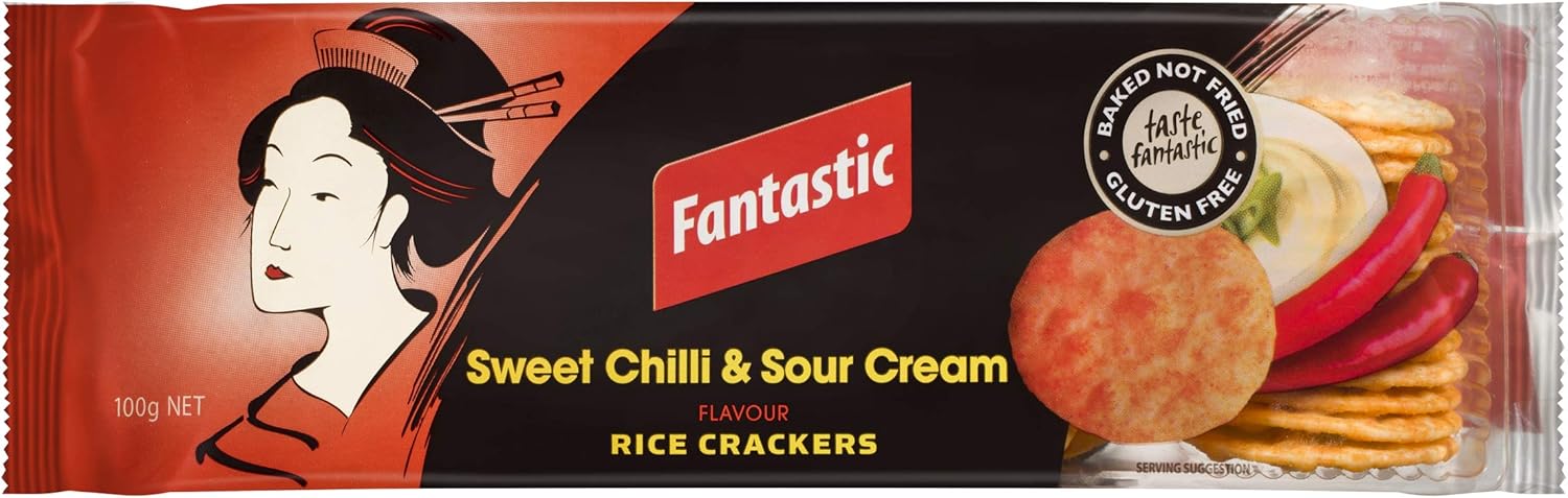 Fantastic Rice Crackers – Sweet Chilli & Sour Cream | 100g