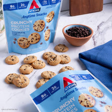 Atkins Crunchy Protein Cookies – Chocolate Chip, Keto Friendly | 3 Bags