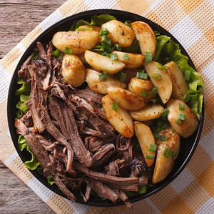 BBQ Pulled Grass Fed Pork Coleslaw and Roast Potato (NDIS)