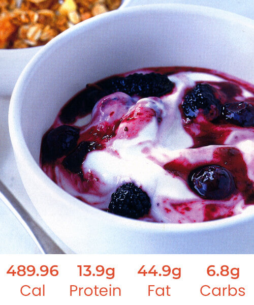 Berry and Yogurt Bowl (Breakfast) (Gluten-free)