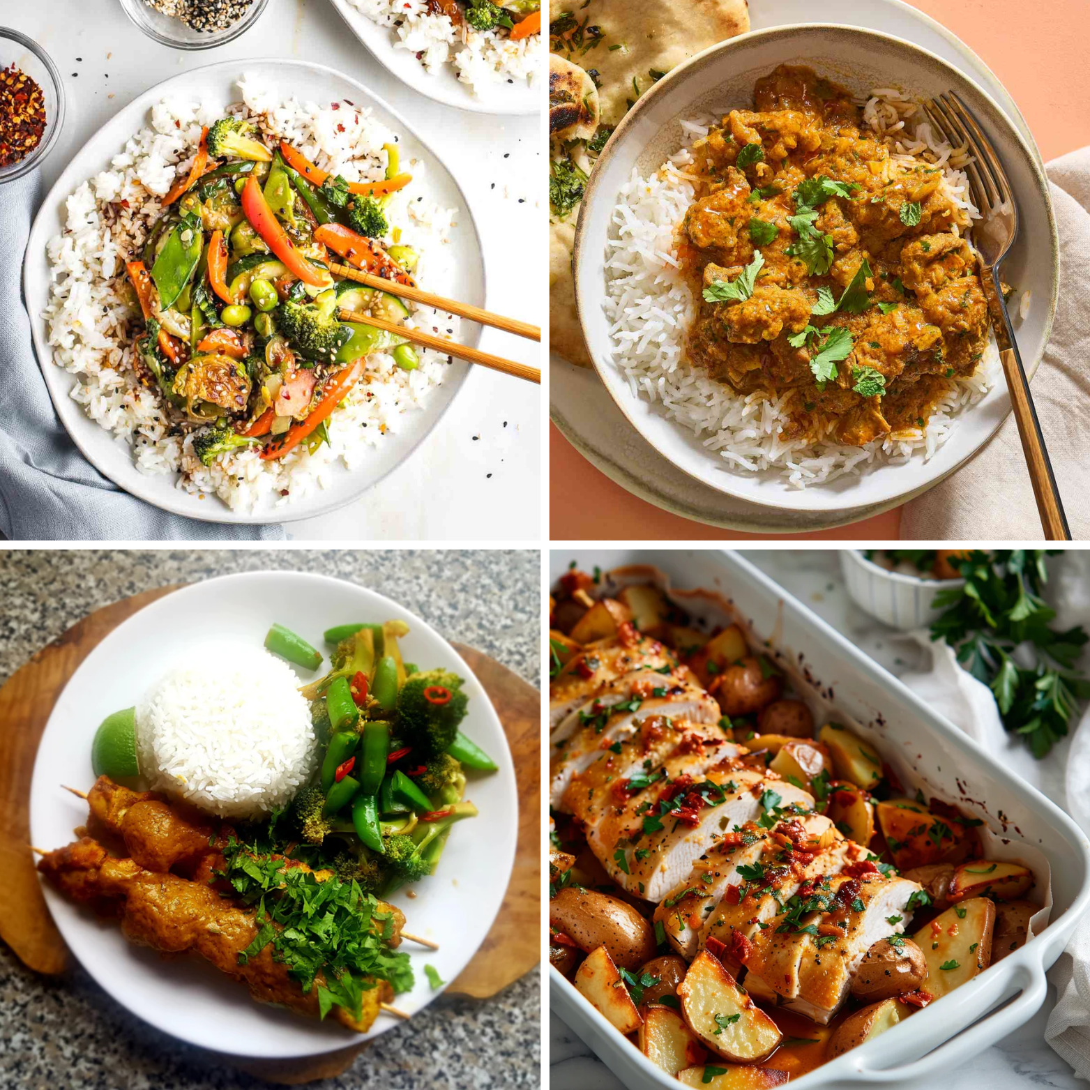 5 Days High Protein Meal Plan - Lunch & Dinner