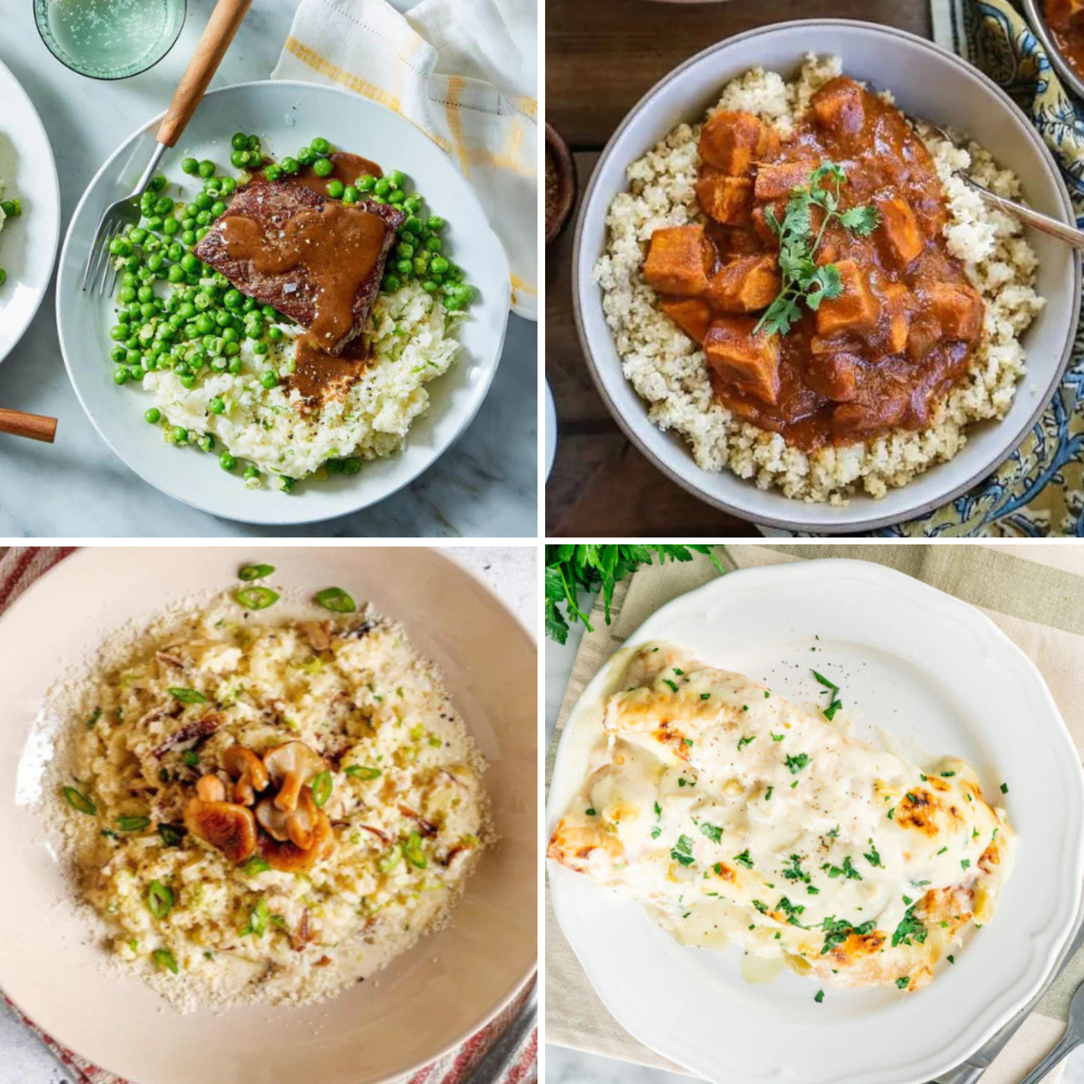 3 Day Low Carb Meal Plan - Lunch & Dinner