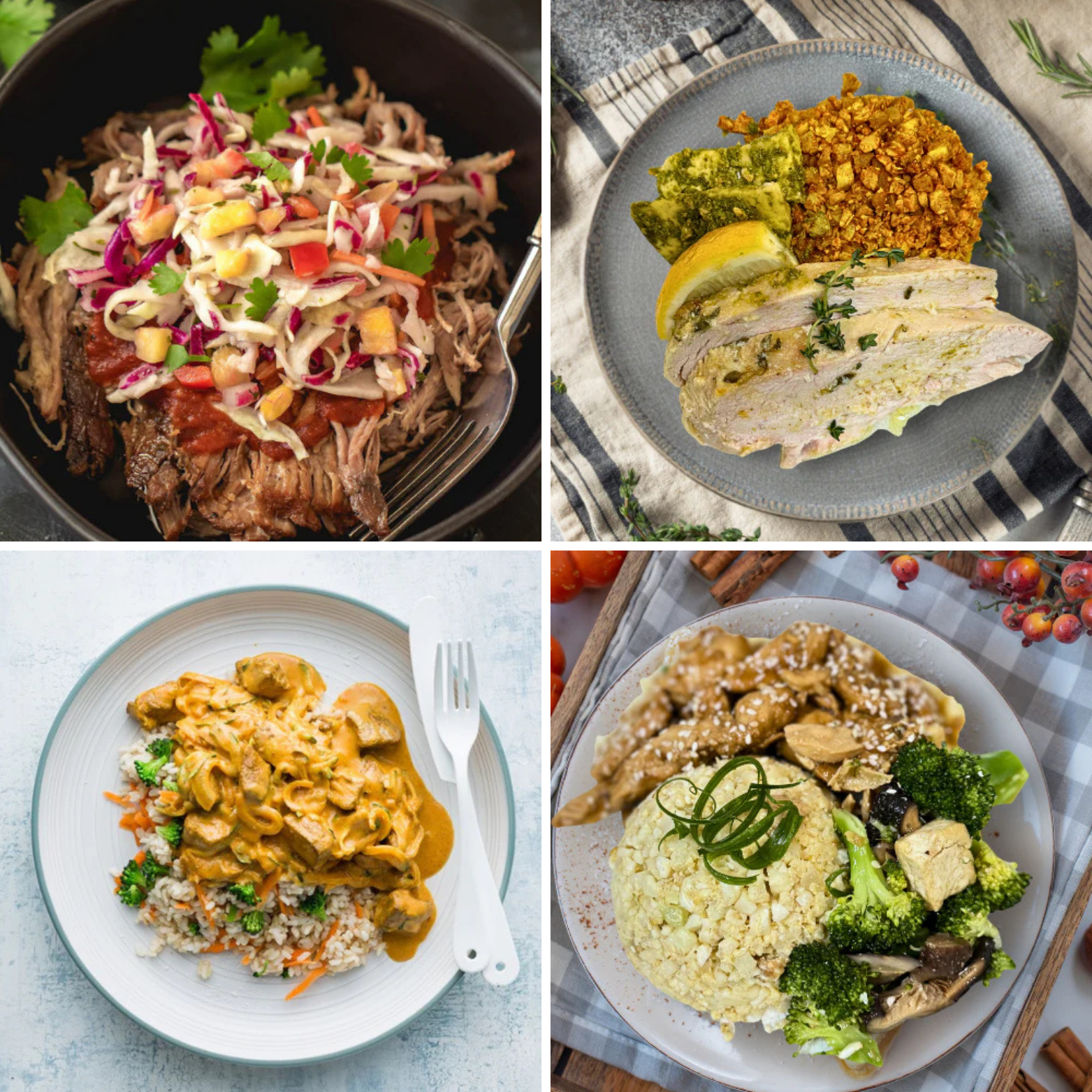 3 Day Low Calorie Meal Plan - Lunch & Dinner