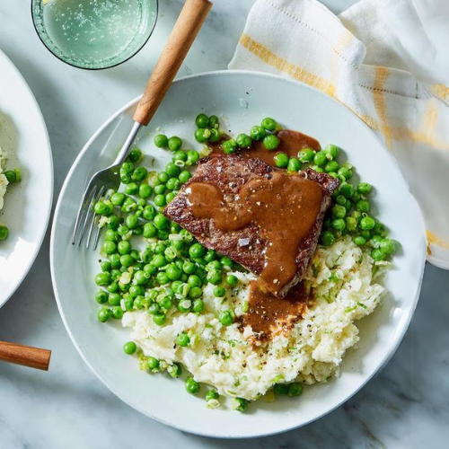 Braised Grass-Fed Lamb Stew with Peas and Mashed Potatoes 250g (NDIS)