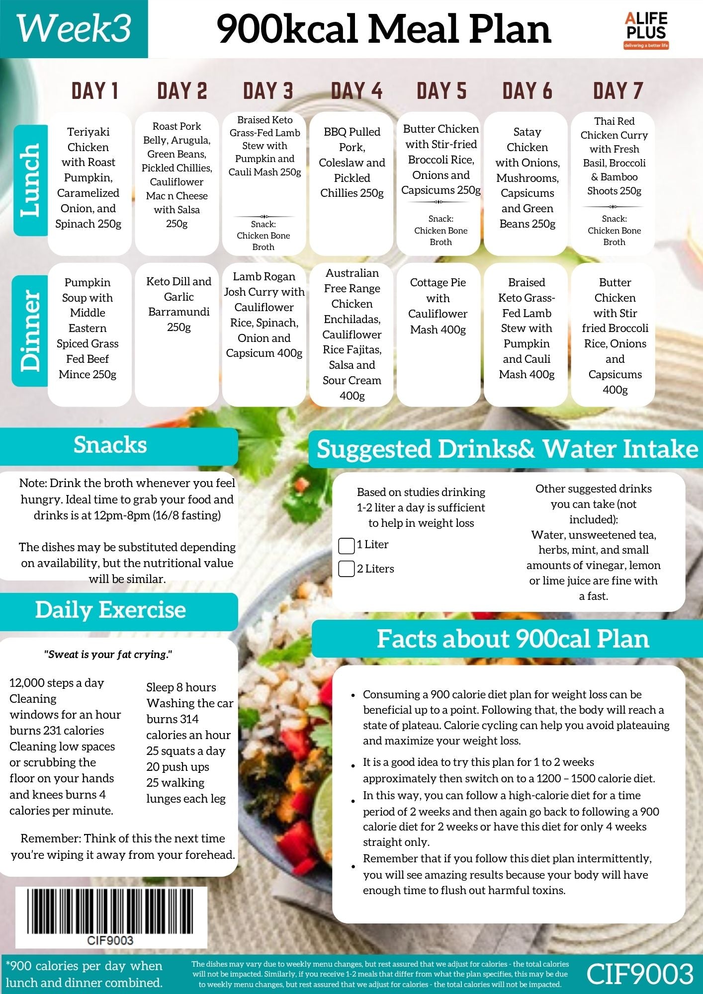 900cal IF Meal Set #3