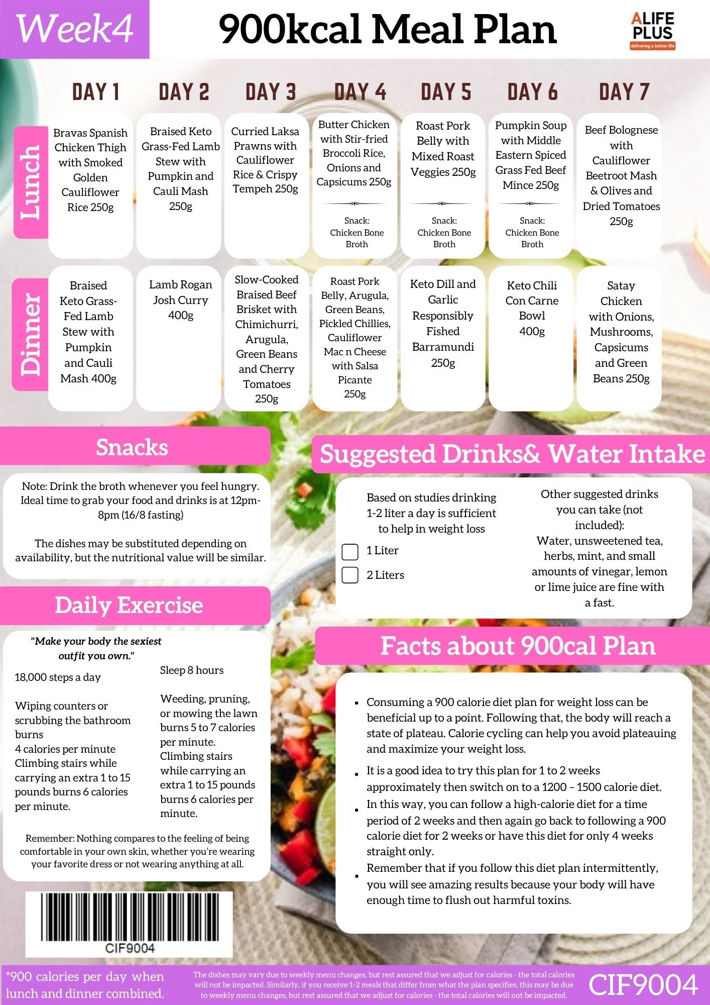 900cal IF Meal Set #4