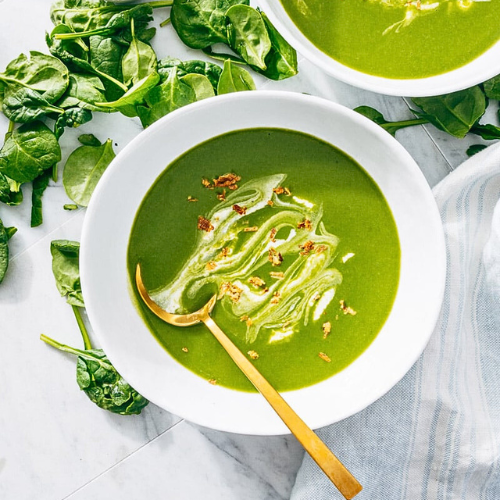 Creamy Spinach and Feta Soup