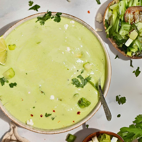 Creamy Avocado and Lime Soup