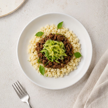 Thai Basil Beef, Cauliflower Rice, Zucchini Noodles