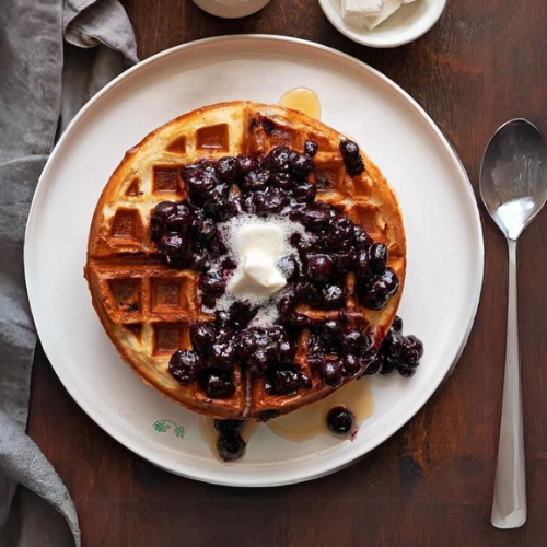 (Optional) Keto Waffles and Keto Berry Sauce - (210ml) (NDIS)