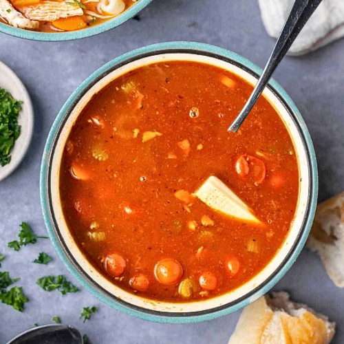 Keto Beef Broth Minestrone Soup