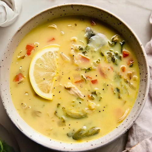 Lemon Eucalyptus Chicken Soup