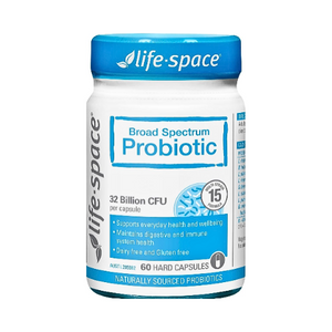 Life-Space Broad Spectrum Probiotic – 32 Billion CFU, 15 Strains | 60 Capsules