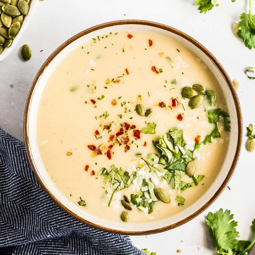 Low Carb Instant Pot Cauliflower Soup