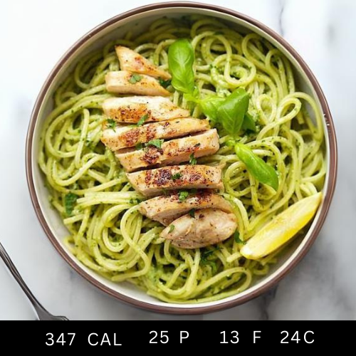 Bravas Spanish Chicken Thigh with Lime Chilli Pesto Spaghetti (Gluten-free)