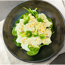 Creamy Chicken Tortellini in Charred Garlic Broccoli (NDIS)