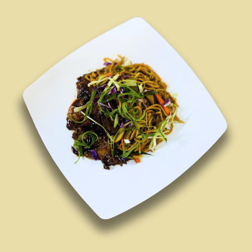 Stir-fry Honey Soy Chicken with Singaporean Noodles (Organic)