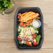 Portuguese Fish with Classic Caesar Salad and Crispy Croutons