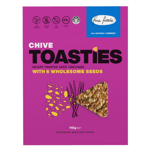 Fine Fettle Toasties (Chive) - 110g