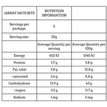 Isaacs Jammy Date Bite 30G (NDIS)