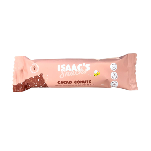 Isaacs Snacks Cacao-Conuts Bar 50G