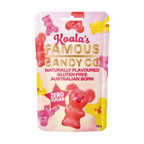 Famous Candy Co Sugar Free Koalas 70G