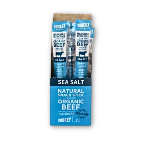 Kooee Sticks Organic Beef - Sea Salt 25g