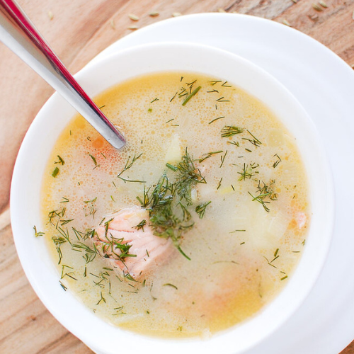 Tasmanian Salmon Soup